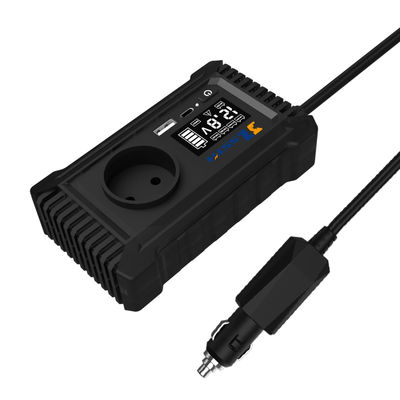 سعر جيد 12V 220V Mini Dc To Ac GaN PD Fast Charger Converter USA UK EU Socket 150W Pure Sine Wave Electric Car Power Inverter Dual Sockets الانترنت
