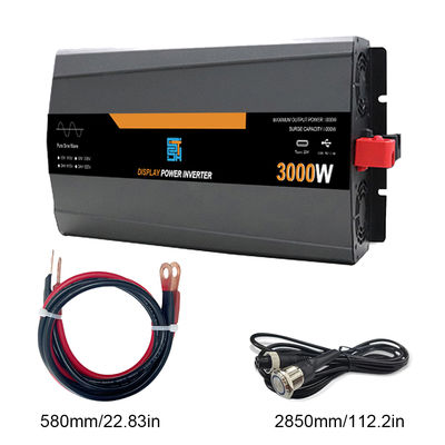 سعر جيد عاكس طاقة الموجة الصينية النقية 3KW 12V / 24V إلى 220V 6000W الذروة الانترنت