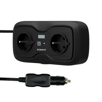 سعر جيد Szssth Dc 12V إلى 110V Ac محول شاحن بطارية سريع 200 واط مزدوج USB 2 مخرج عاكس طاقة السيارة تردد الخرج 50 هرتز الانترنت