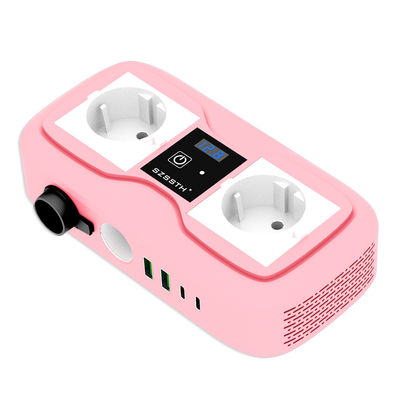 SDK الشبكة 200W محول السيارات Dc 12v إلى AC 220v محول الطاقة الآلية