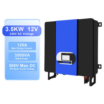 الهجينة خارج الشبكة 3.5 كوا MPPT عاكس الطاقة الشمسية 24v 220v موجة الصين النقي 3.5kw