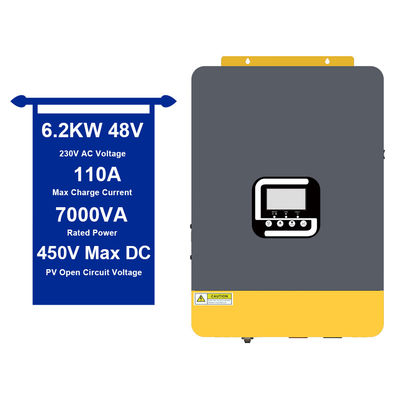 6200W 48VDC عاكس الطاقة الشمسية المنزلية مع حماية التحميل الزائد من الموجات الصينية النقية