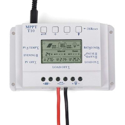 10A - 60A جهاز تحكم ذكي للشحنة الشمسية مع 12A وتكنولوجيا MPPT