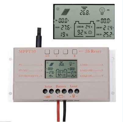 12V/24V 30 Amp MPPT مراقب الشحن الشمسي 380w للسيطرة على النظام الشمسي