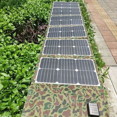 سعر جيد لوحة شمسية قابلة للطي محمولة 120w 100w لوحة شمسية قابلة للطي للمشي لمسافات طويلة في الهواء الطلق الانترنت
