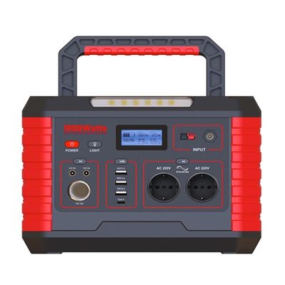 محطة توليد الطاقة المحمولة من 1000 واط TYPE-C الخروج QC3.0 18W لشحن سريع