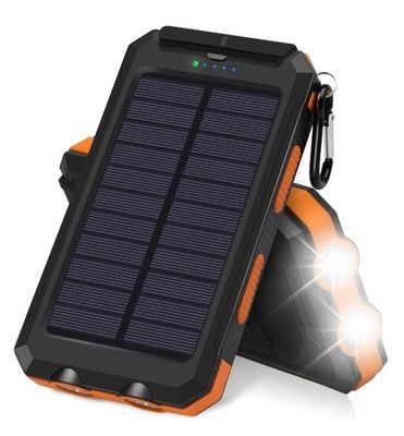 OEM ODM بنك الطاقة الشمسية 10000mah بنك الطاقة الشمسية مع بطارية لي بوليمر