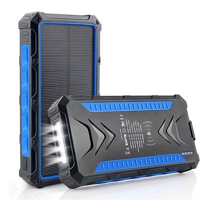 سعر جيد شحن سريع للطاقة الشمسية اللاسلكية بطارية 30000mAh سعة عالية الانترنت