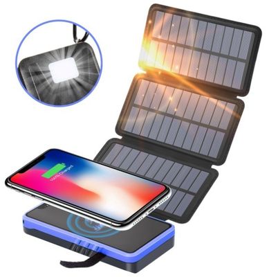 سعر جيد طاقة عالية 50000mah بنك الطاقة الشمسية بنك الطاقة الشمسية القابل للطي مع ضوء LED الانترنت