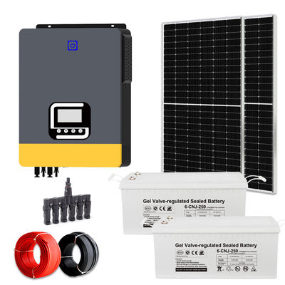 نظام الطاقة الشمسية المنزلي 8000w نظام الطاقة الشمسية المنزلية مع 100V / 110V / 120V / 220V / 230V / 240V الخروج