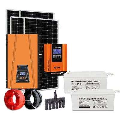 سعر جيد بطارية GEL 5kw كاملة خارج الشبكة أدوات الطاقة الشمسية معتمدة CE Rhos Fcc الانترنت