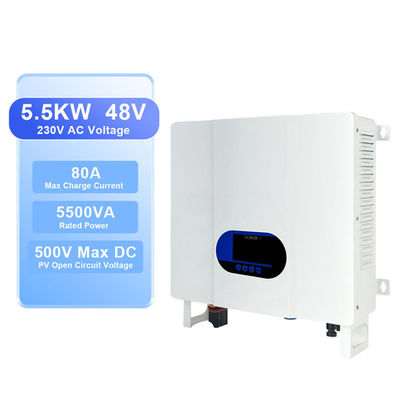 5000W 48V DC إلى AC 110V 220V خارج الشبكة محول هجين مع حماية من الإفراط ومدى درجة حرارة التخزين