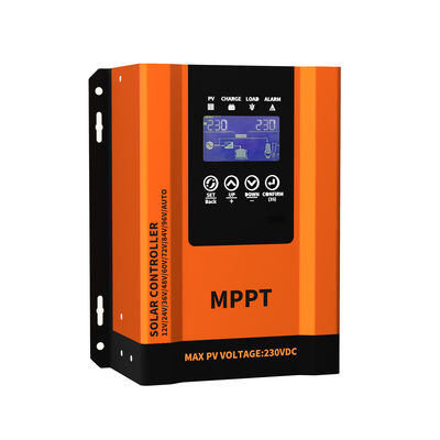 شاشة LCD MPPT 40A جهاز تحكم الشحن الشمسي 12V-96V جهاز تحكم الشمسية المنظم العمل التلقائي ومستوى الحماية IP 21