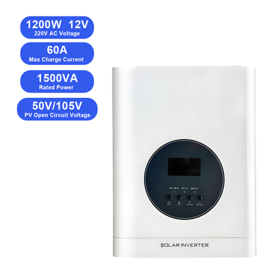 سعر جيد بيع ساخن 1.2KW 12 / 24V صافي محول موجة الصينية الطاقة 120A MPPT الشاحن الشمسي الانترنت