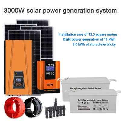 سعر جيد OEM & ODM 3KW Solar System Kit with Battery Storage & Monocrystalline Panels for B2B Partnerships الانترنت