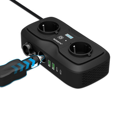 سعر جيد 200W DC إلى AC محول الطاقة للسيارة 12V إلى 220V محول مع الاتحاد الأوروبي المقبس العالمي وشهادة CE الانترنت